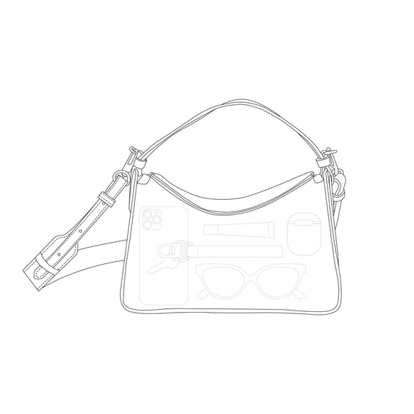 The Horse | Clementine in Black with gold hardware - Picture 3 of 12